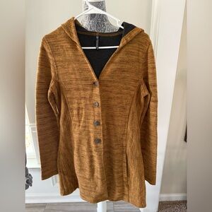 Kuhl Isla Long Hooded Cardigan Sweater Jacket Size Small